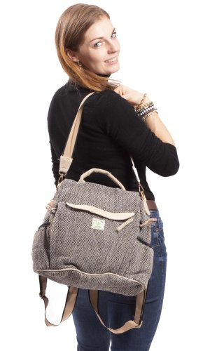 Batoh 2v1 VANYA černo-bílý II.