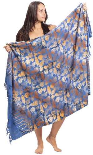 Sarong BALI BATIK niebieski XXVII.