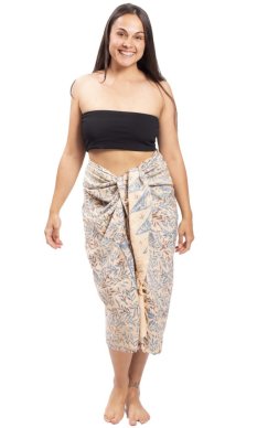 Sarong BALI BATIK beżowy X.