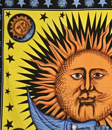 Mandala duża Słońce