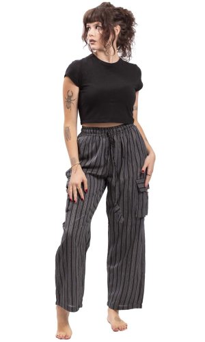 Kalhoty CLASSIC STRIPES černá I.