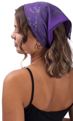 BANDANA šátek fialový