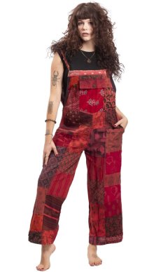 Spodnie ogrodniczki RANGILA czerwone