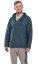 Bluza unisex z kapturem RAHUL niebieski petrol