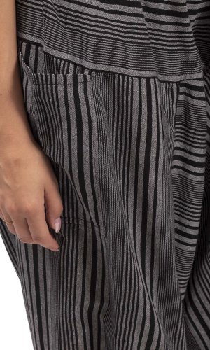 Szarawary / Spodnie haremki CLASSIC STRIPES czarny III.