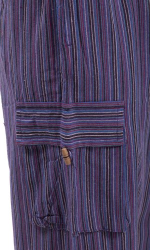 Kalhoty CLASSIC STRIPES fialová I.