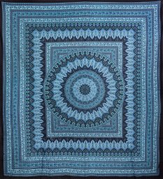Mandala duża YANTRA niebieski II.