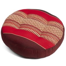 Okrągła poduszka do medytacji FUTON czerwona