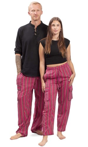 Kalhoty CLASSIC STRIPES růžová II.