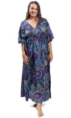 Kaftan AMARA modrý I.