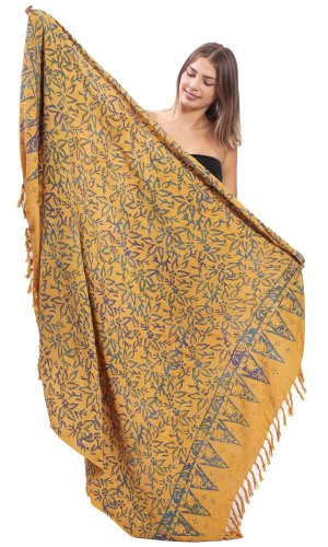 Sarong BALI BATIK żółty III.