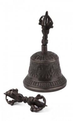 Tibetský zvonek DILBU II. ↑ 14 cm