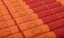 Futon rolovací oranžovo-červený / šířka 80 cm