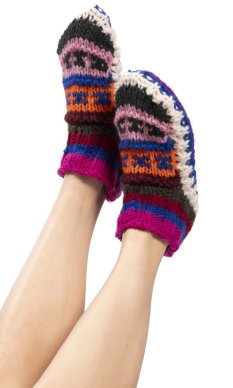 Dziergane kapcie XVII.