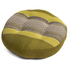 Meditačná poduška okrúhla FUTON zelená I.