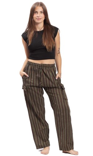 Kalhoty CLASSIC STRIPES zelené II.