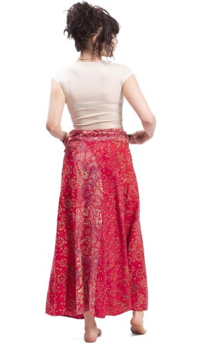 Spódnice typu sarong czerwona