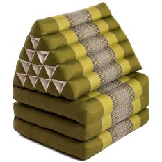 Tajlandzki trójkątny futon / duży / zielony