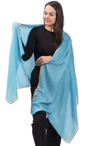 Pashmina JIVAN / tyrkysová