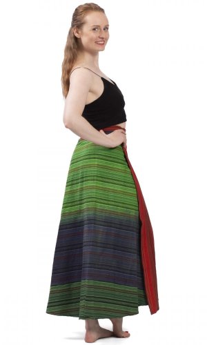 Kopertowa spódnica MULTICOLOR STRIPES III.