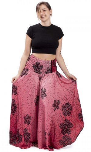 Kolová kalhotová sukně PARIPA růžová