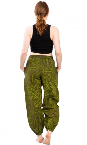 Nohavice TARA zelené